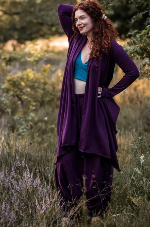 The TwoSisters Broeken|Broeken En Legging-Harmonia Harem Pant paars