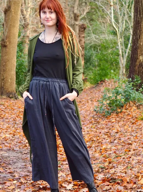 The TwoSisters Tops|Plus Size-Hooded Vest Sweater Groen