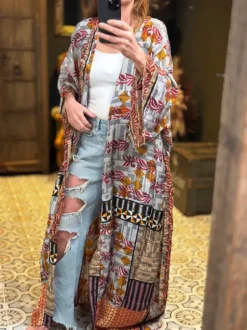 The TwoSisters Plus Size|Kimono Lang-Hope Kimono 289