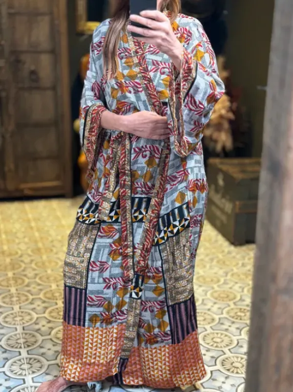The TwoSisters Plus Size|Kimono Lang-Hope Kimono 289
