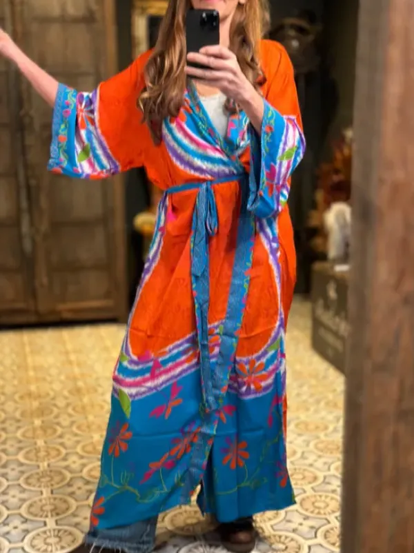 The TwoSisters Plus Size|Kimono Lang-Hope Kimono 254