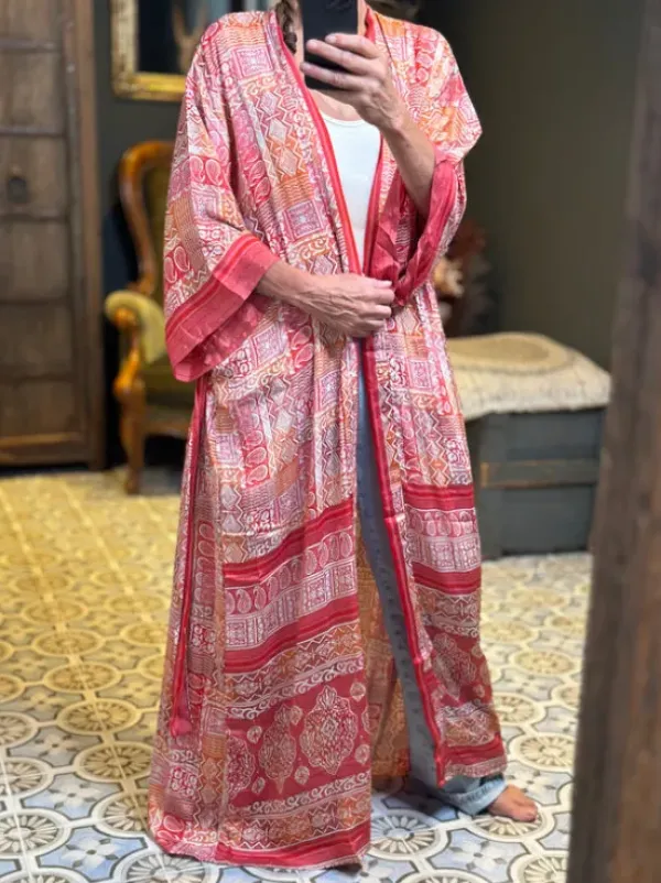 The TwoSisters Plus Size|Kimono Lang-Hope Kimono 401