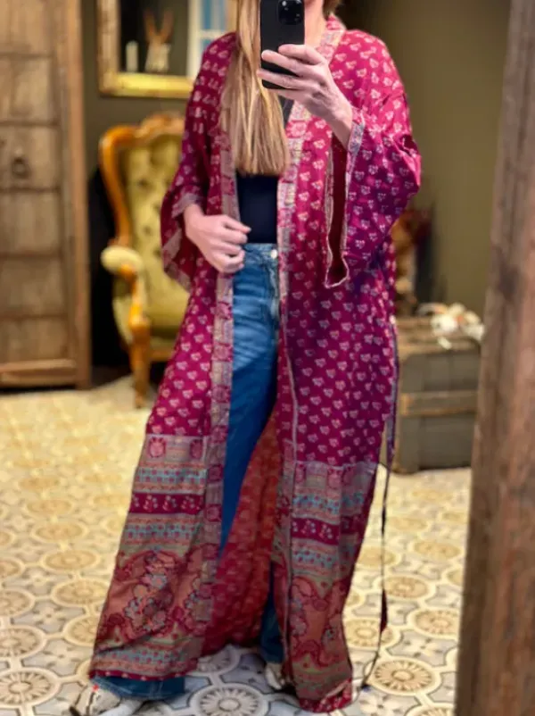 The TwoSisters Plus Size|Kimono Lang-Hope Kimono 440