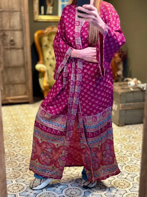 The TwoSisters Plus Size|Kimono Lang-Hope Kimono 440