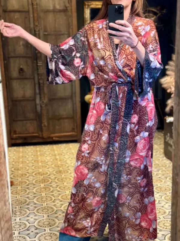 The TwoSisters Plus Size|Kimono Lang-Hope Kimono 240