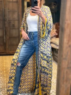 The TwoSisters Plus Size|Kimono Lang-Hope Kimono 326