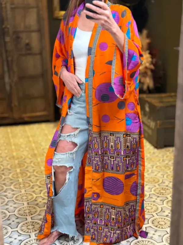 The TwoSisters Plus Size|Kimono Lang-Hope Kimono 300