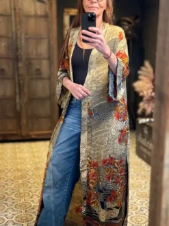 The TwoSisters Plus Size|Kimono Lang-Hope Kimono 243