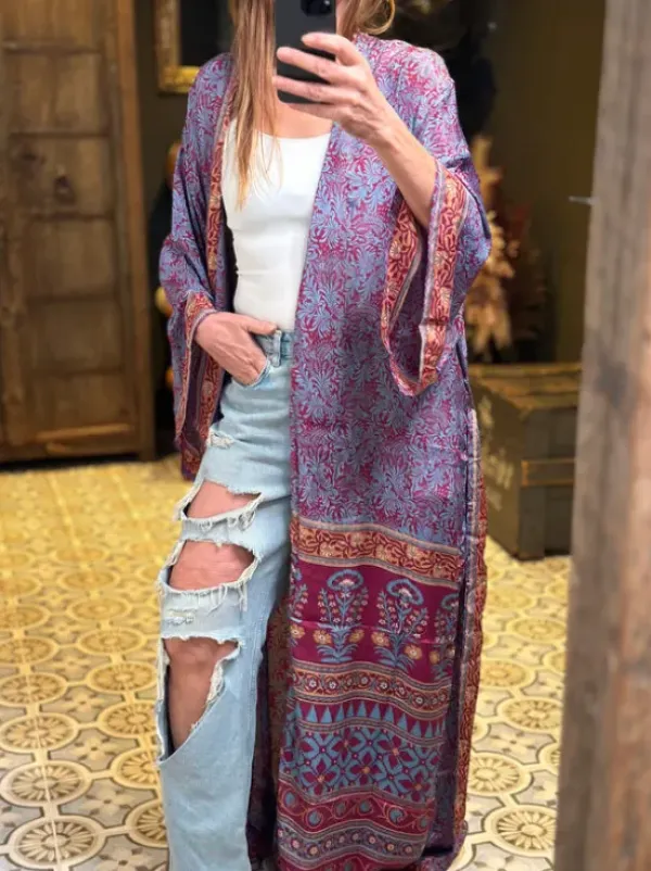 The TwoSisters Plus Size|Kimono Lang-Hope Kimono 304
