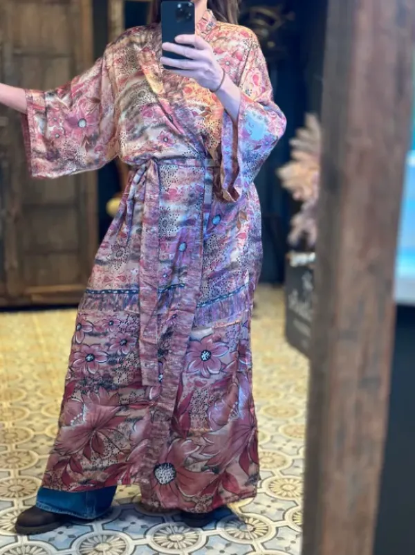 The TwoSisters Plus Size|Kimono Lang-Hope Kimono 155