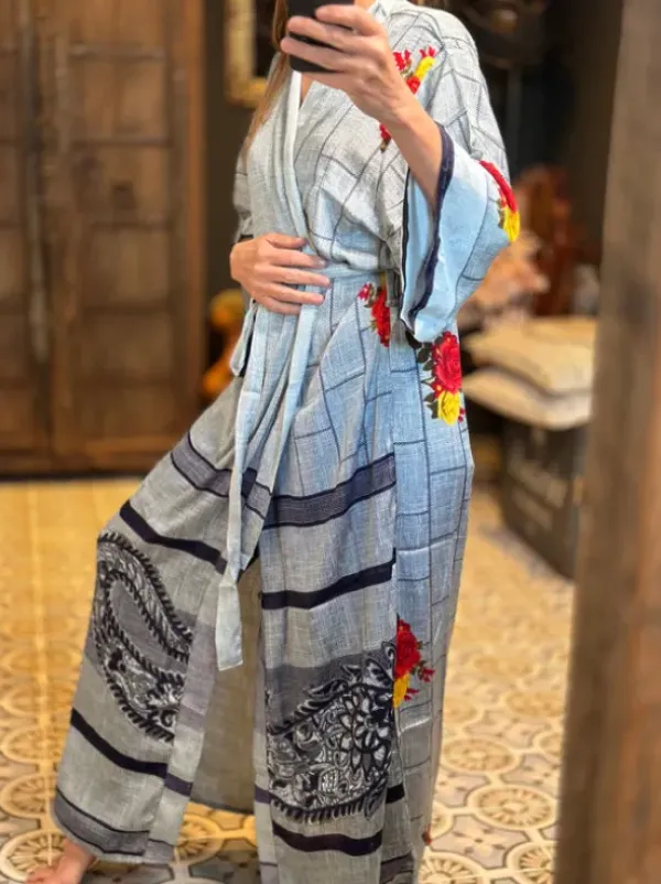 The TwoSisters Plus Size|Kimono Lang-Hope Kimono 303