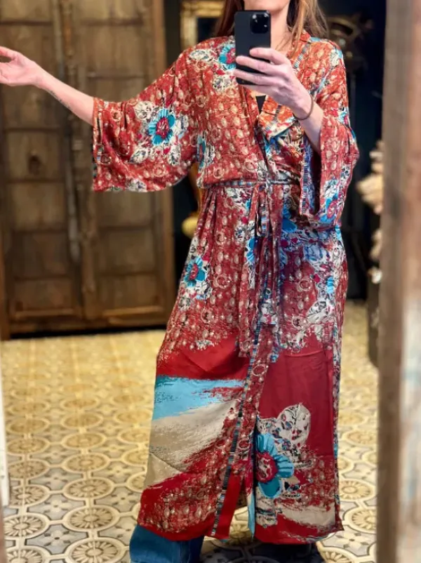 The TwoSisters Plus Size|Kimono Lang-Hope Kimono 242