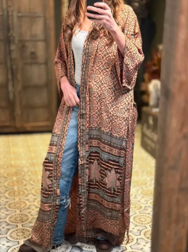 The TwoSisters Plus Size|Kimono Lang-Hope Kimono 255