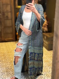 The TwoSisters Plus Size|Kimono Lang-Hope Kimono 215