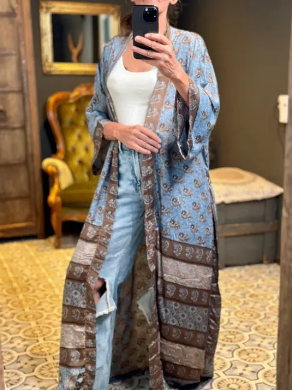 The TwoSisters Plus Size|Kimono Lang-Hope Kimono 376
