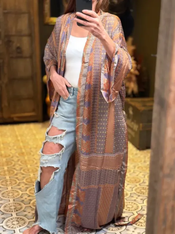 The TwoSisters Plus Size|Kimono Lang-Hope Kimono 286