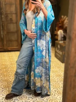 The TwoSisters Plus Size|Kimono Lang-Hope Kimono 257
