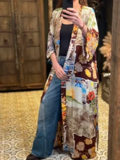 The TwoSisters Plus Size|Kimono Lang-Hope Kimono 249