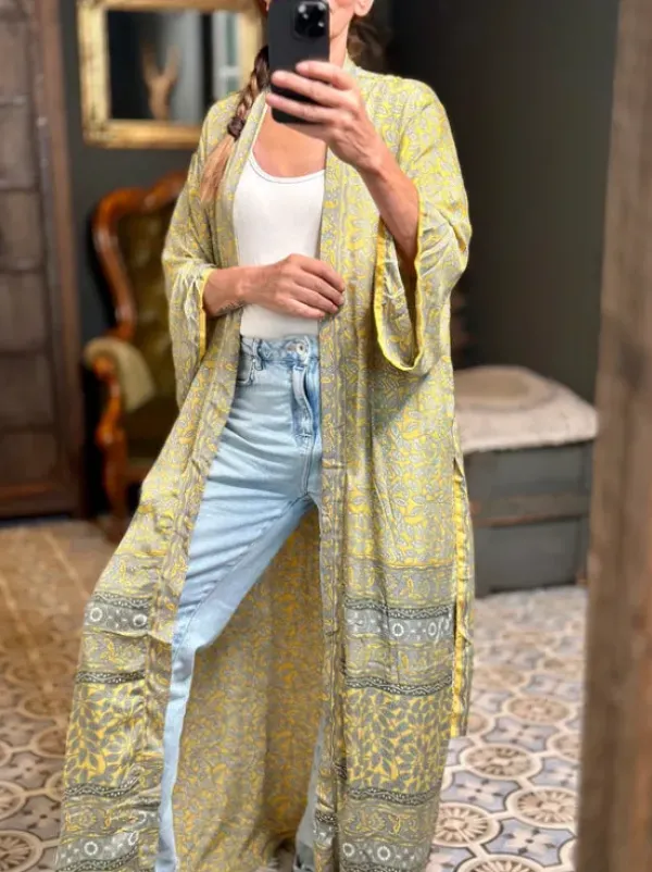 The TwoSisters Plus Size|Kimono Lang-Hope Kimono 400
