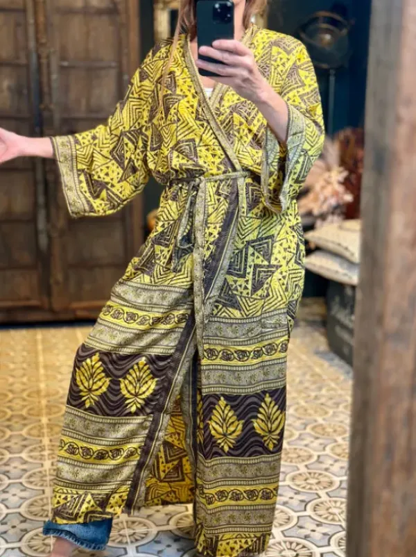 The TwoSisters Plus Size|Kimono Lang-Hope Kimono 297