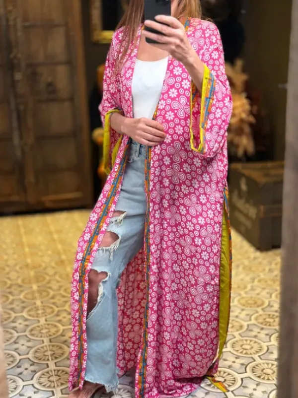The TwoSisters Plus Size|Kimono Lang-Hope Kimono 220