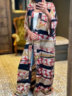 The TwoSisters Plus Size|Kimono Lang-Hope Kimono 377