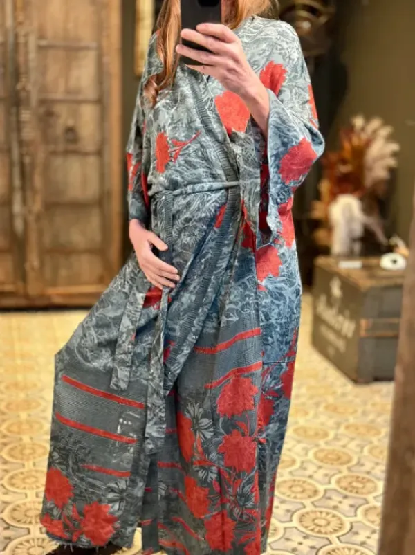 The TwoSisters Plus Size|Kimono Lang-Hope Kimono 317