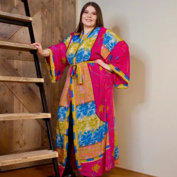The TwoSisters Plus Size|Kimono Lang-Hope Kimono 554 XXL
