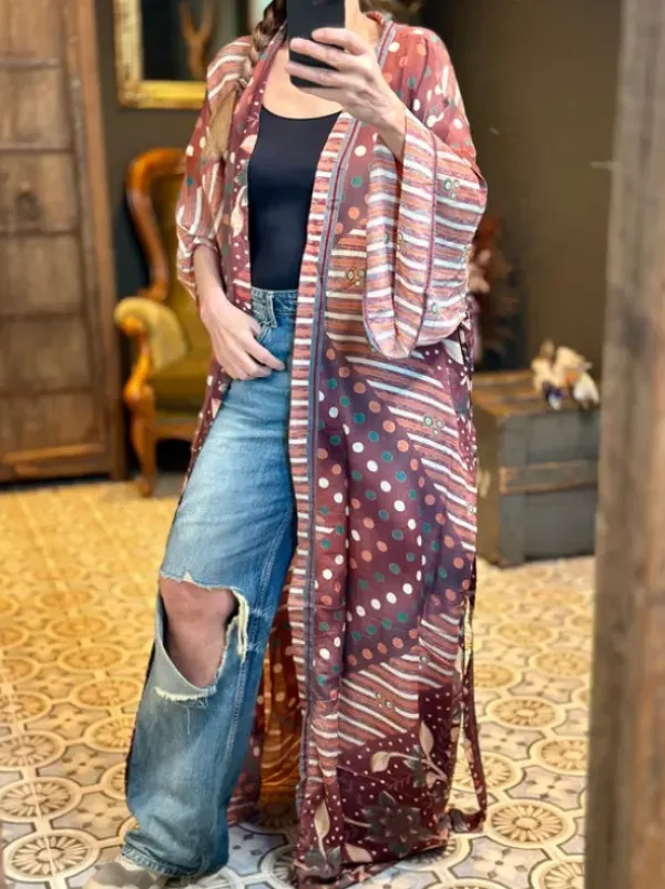 The TwoSisters Plus Size|Kimono Lang-Hope Kimono 472 XXL