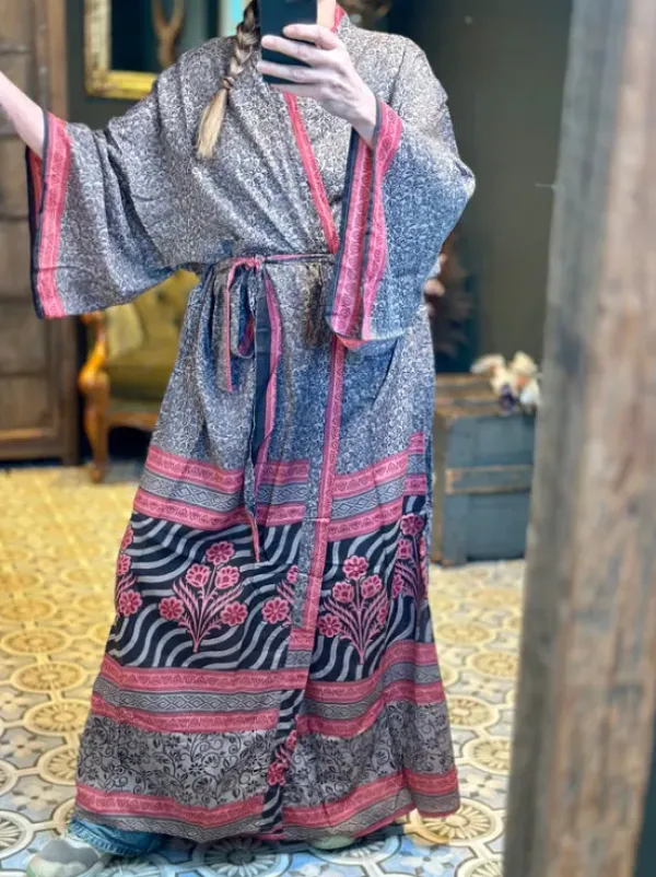 The TwoSisters Plus Size|Kimono Lang-Hope Kimono 517 XXL