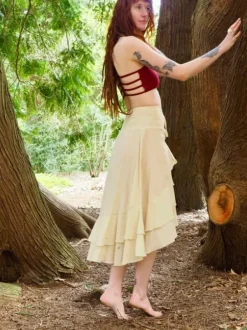 The TwoSisters Ibiza|Flamenco-Ibiza Flamenco Rok Ecru