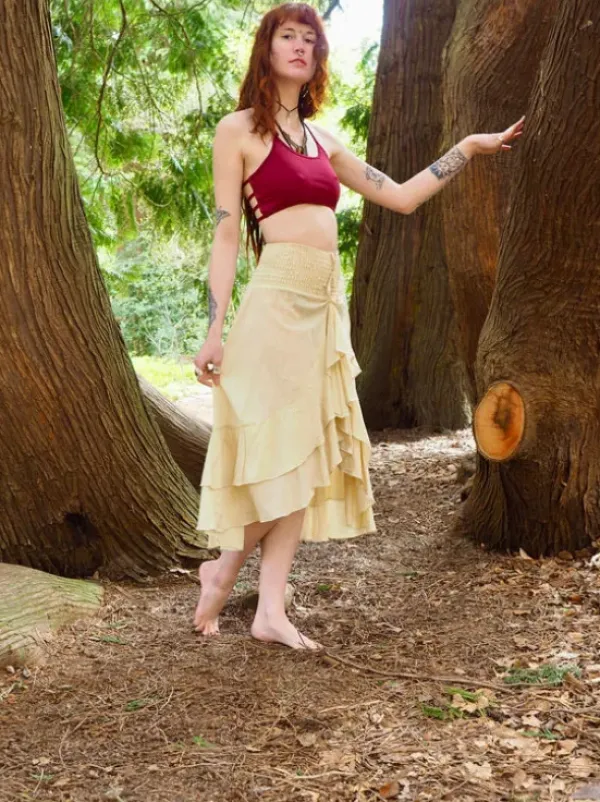 The TwoSisters Ibiza|Flamenco-Ibiza Flamenco Rok Ecru