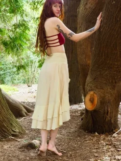 The TwoSisters Ibiza|Flamenco-Ibiza Flamenco Rok Ecru