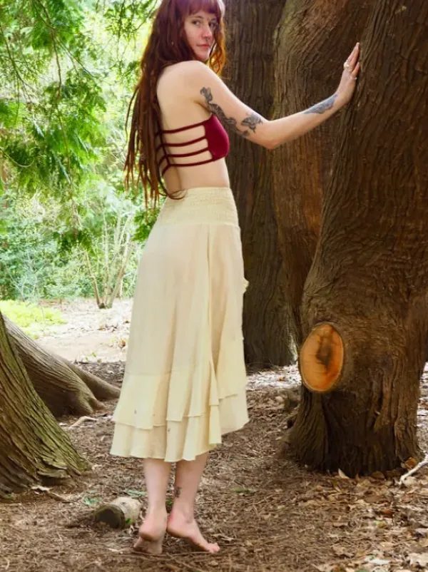 The TwoSisters Ibiza|Flamenco-Ibiza Flamenco Rok Ecru
