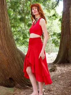 The TwoSisters Ibiza|Flamenco-Ibiza Flamenco Rok Knalrood