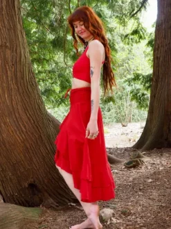 The TwoSisters Ibiza|Flamenco-Ibiza Flamenco Rok Knalrood