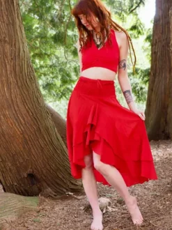 The TwoSisters Ibiza|Flamenco-Ibiza Flamenco Rok Knalrood