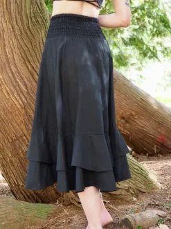 The TwoSisters Ibiza|Flamenco-Ibiza Flamenco Rok zwart