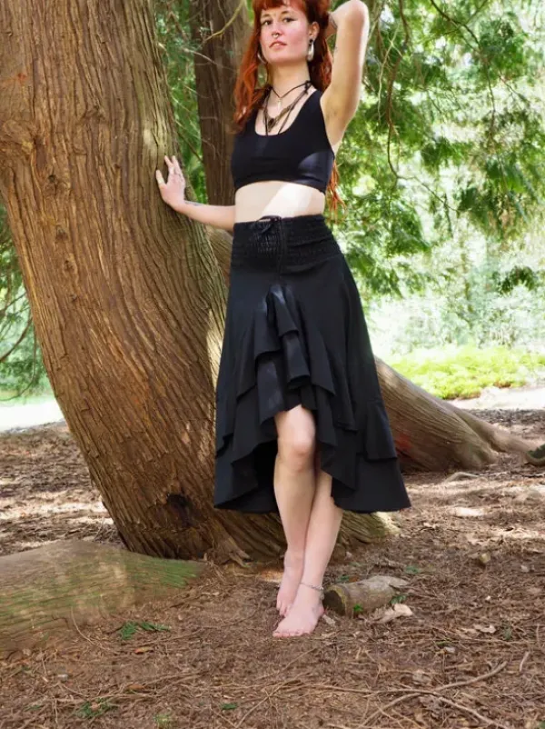 The TwoSisters Ibiza|Flamenco-Ibiza Flamenco Rok zwart