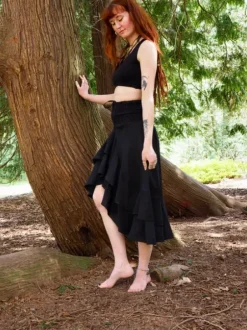 The TwoSisters Ibiza|Flamenco-Ibiza Flamenco Rok zwart