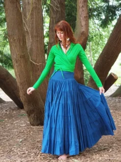 The TwoSisters Tops|Lange Mouw-Iris Top Knalgroen