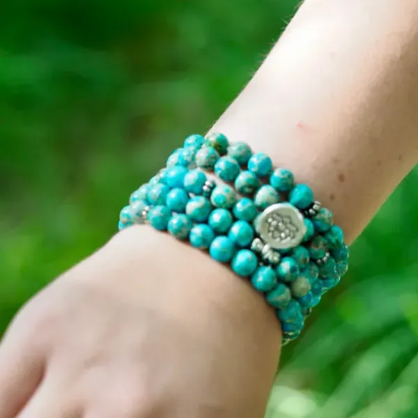 The TwoSisters Kettingen|Buddhist Malas-Jasper Mala