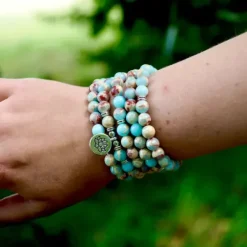 The TwoSisters Kettingen|Buddhist Malas-Jasper Mala