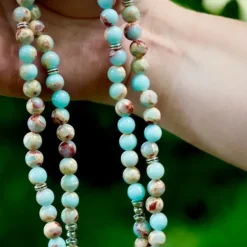 The TwoSisters Kettingen|Buddhist Malas-Jasper Mala