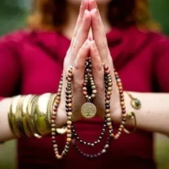The TwoSisters Kettingen|Buddhist Malas-Jasper Tree of life Mala