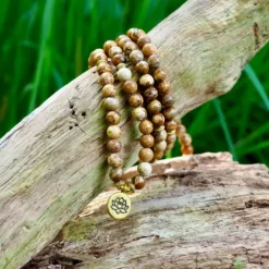 The TwoSisters Kettingen|Buddhist Malas-Jaspis Mala