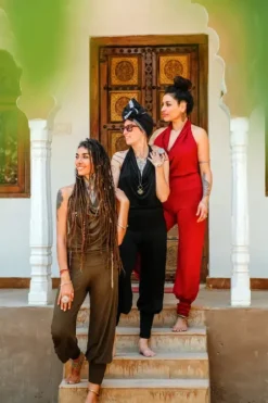 The TwoSisters Broeken|Broeken En Legging-Jumpsuit Om MY Groen