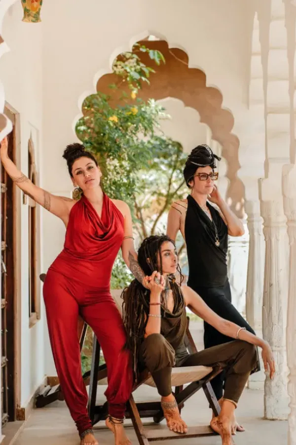 The TwoSisters Broeken|Broeken En Legging-Jumpsuit Om MY Rood