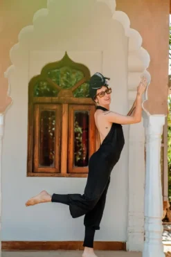 The TwoSisters Broeken|Broeken En Legging-Jumpsuit Om MY Zwart