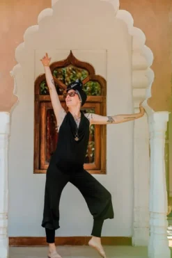 The TwoSisters Broeken|Broeken En Legging-Jumpsuit Om MY Zwart